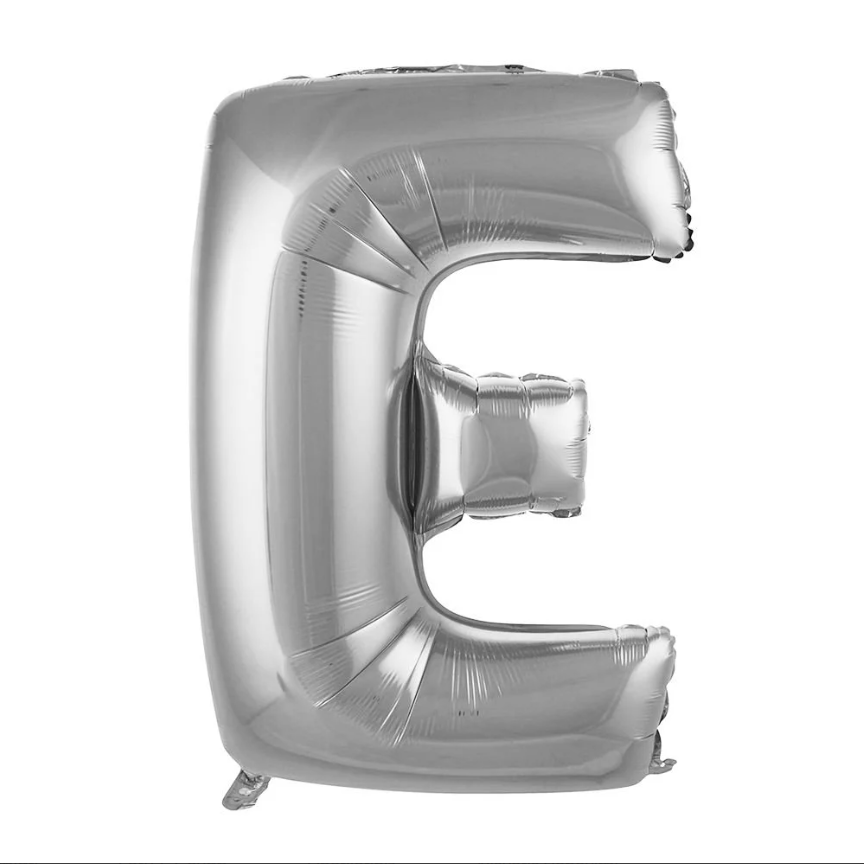 Folyo Balon  Gümüş E 34 İnç 76 Cm